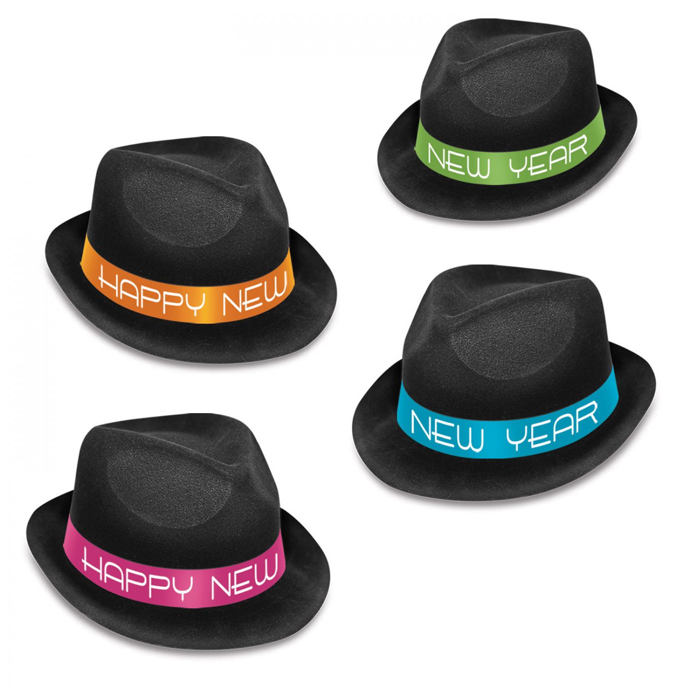 Neon Glow Chairman Hats (25) image
