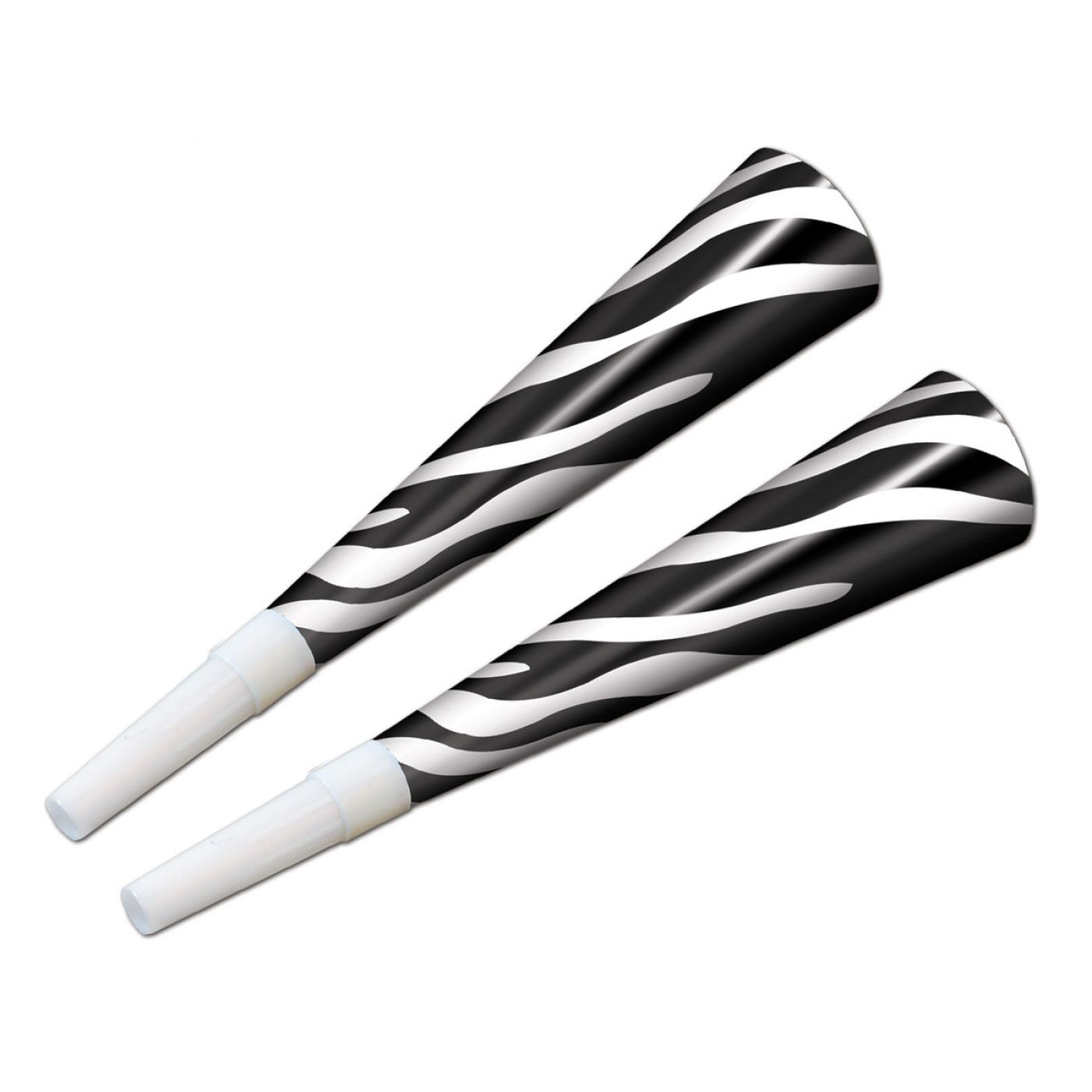 Zebra Print Horns (100) image