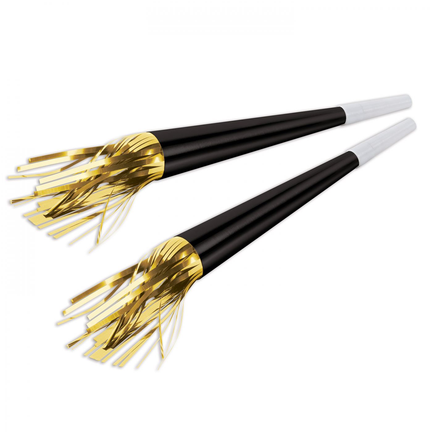 Black Foil Horns w/Gold Tassel (100) image