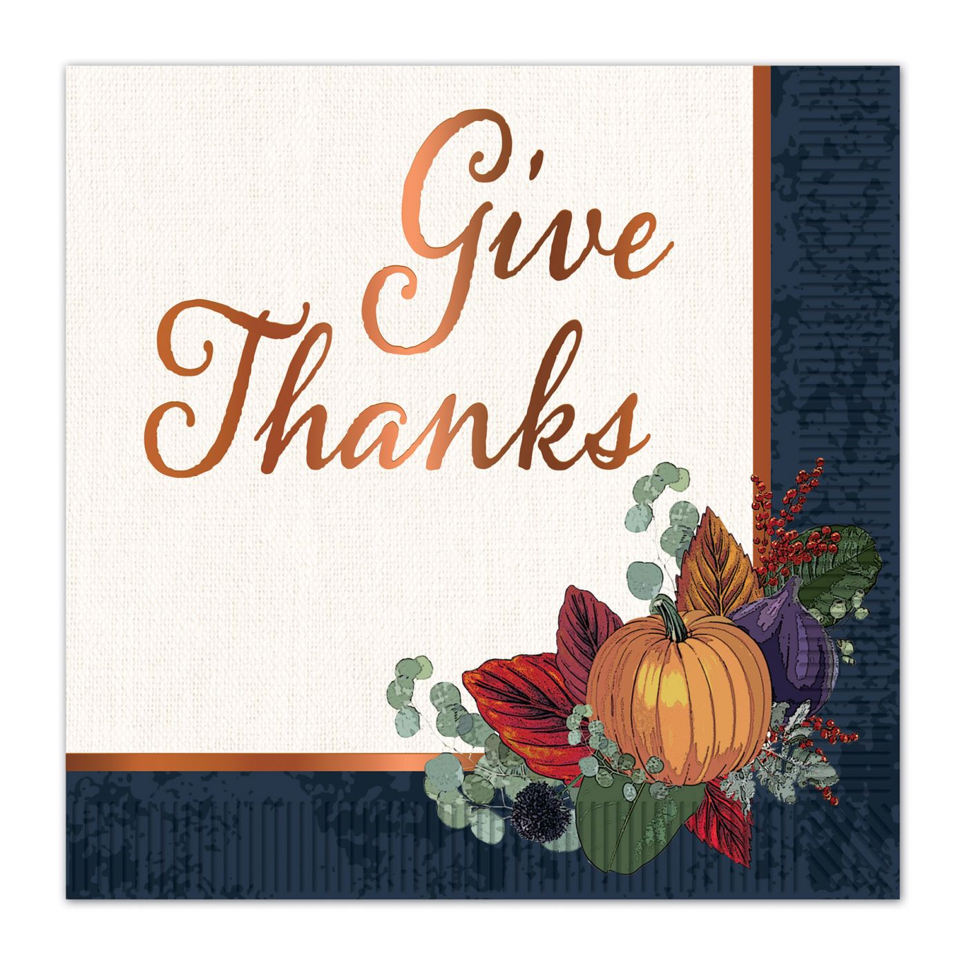 Fall Thanksgiving Luncheon Napkins (12) image