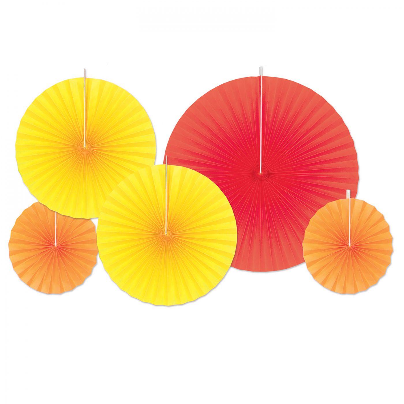 Image of Accordion Paper Fans (12)