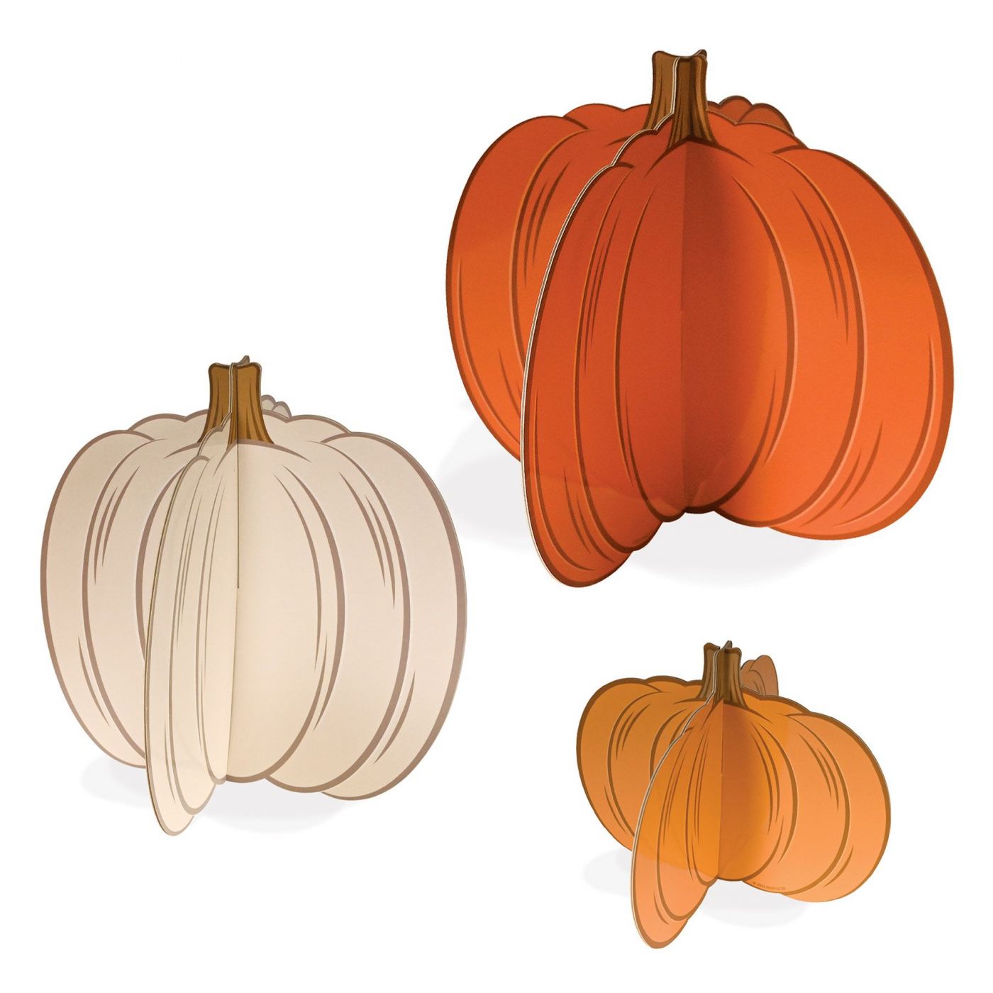 3-D Pumpkin Centrepieces (12) image