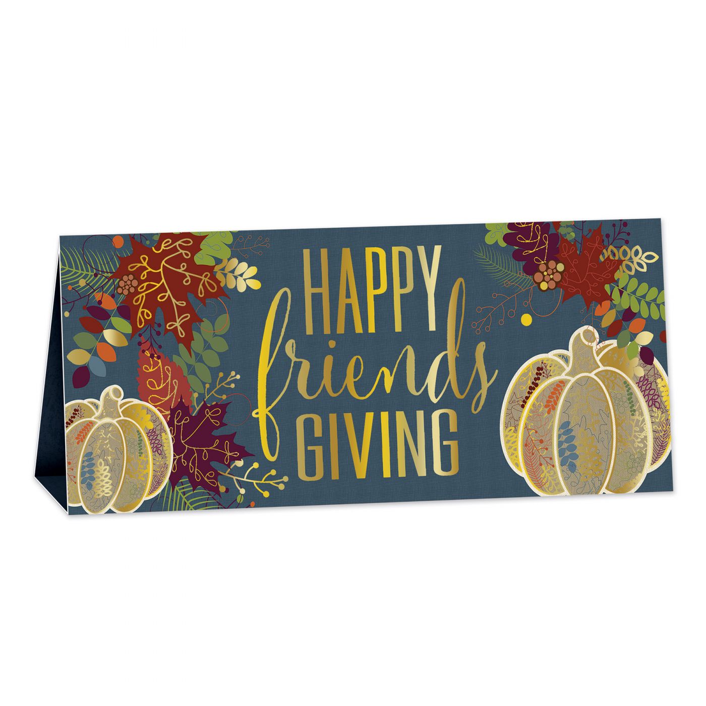 3-D Foil Happy Friendsgiving Centrepiece (12) image