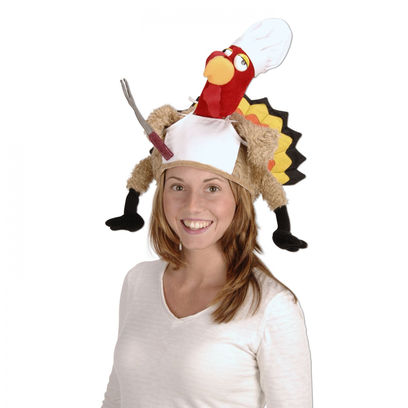 Plush Chef Turkey Hat (4) image