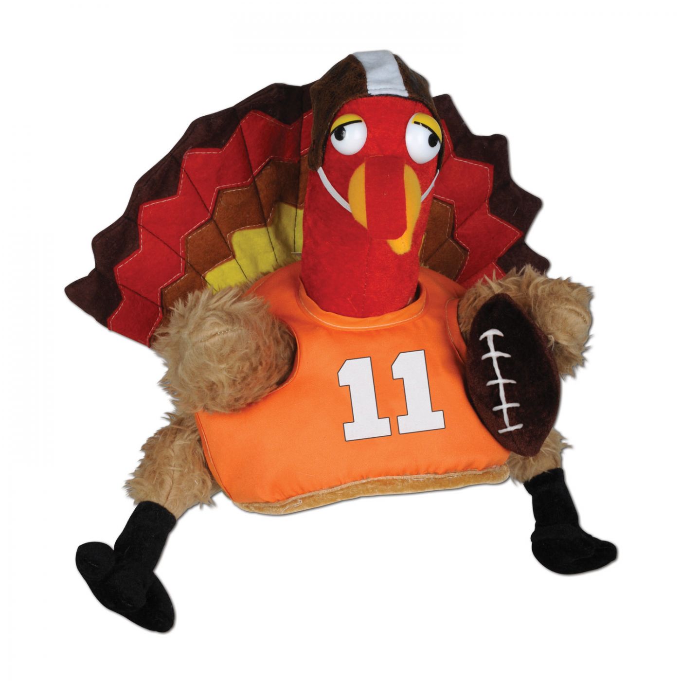 Plush Touchdown Turkey Hat (4) image