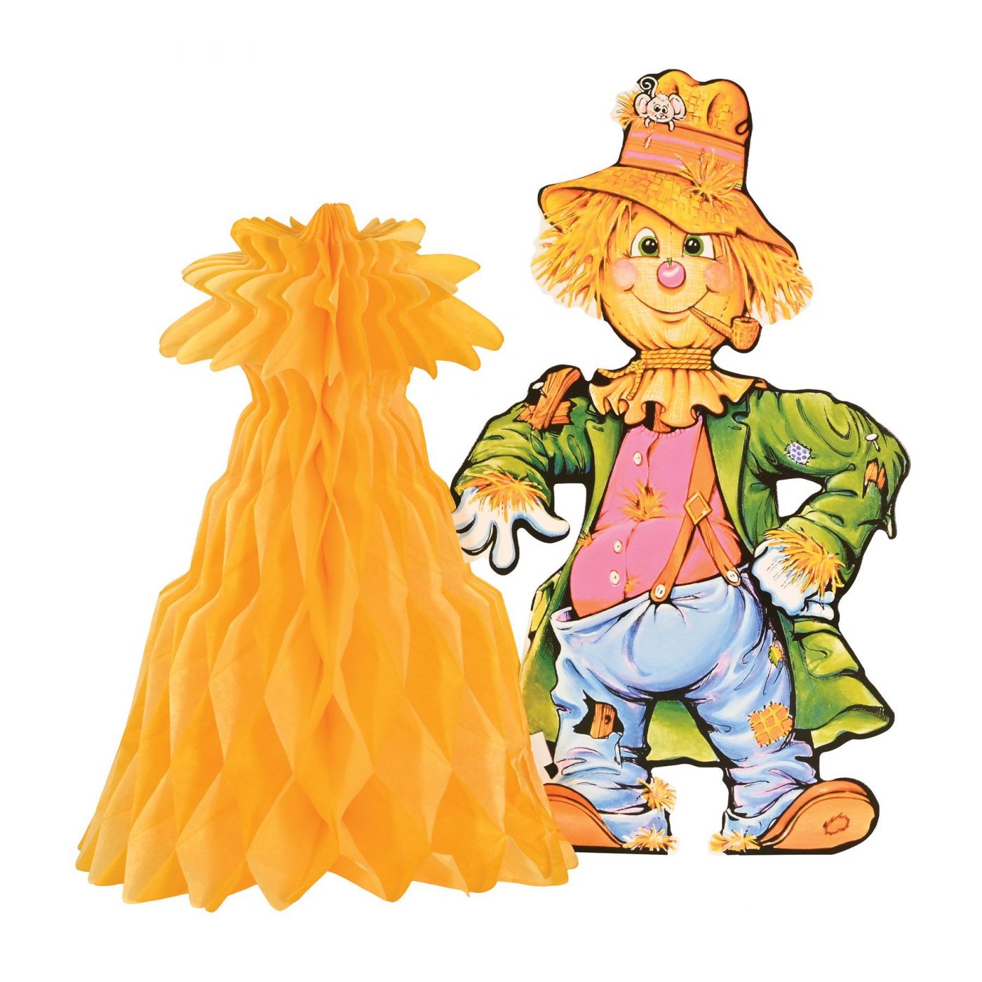 Scarecrow with Tissue Cornshock Centrepiece (12) image