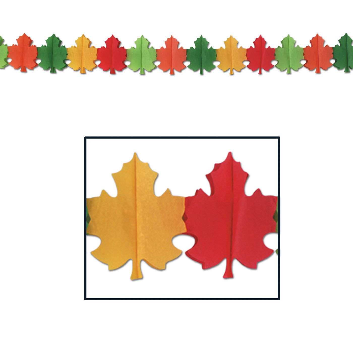 Fall Leaf Garland (12) image