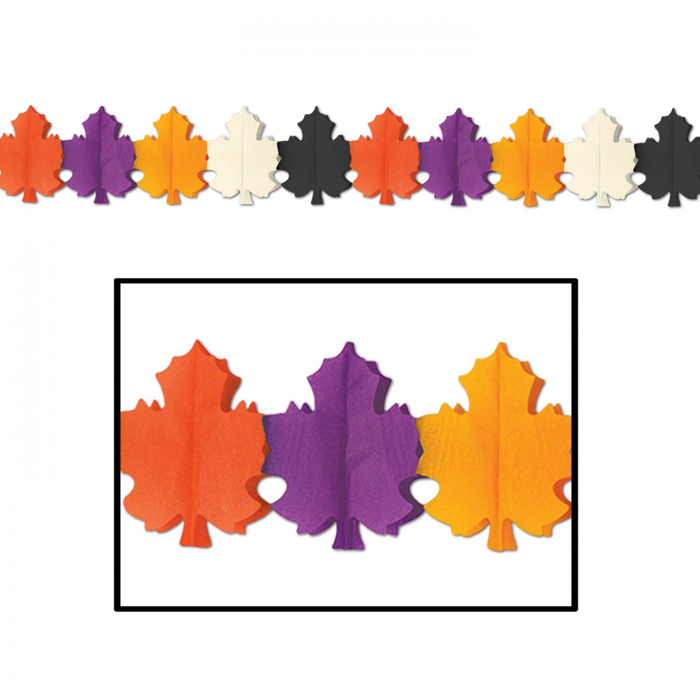 Designer Fall Leaf Garland (12) image