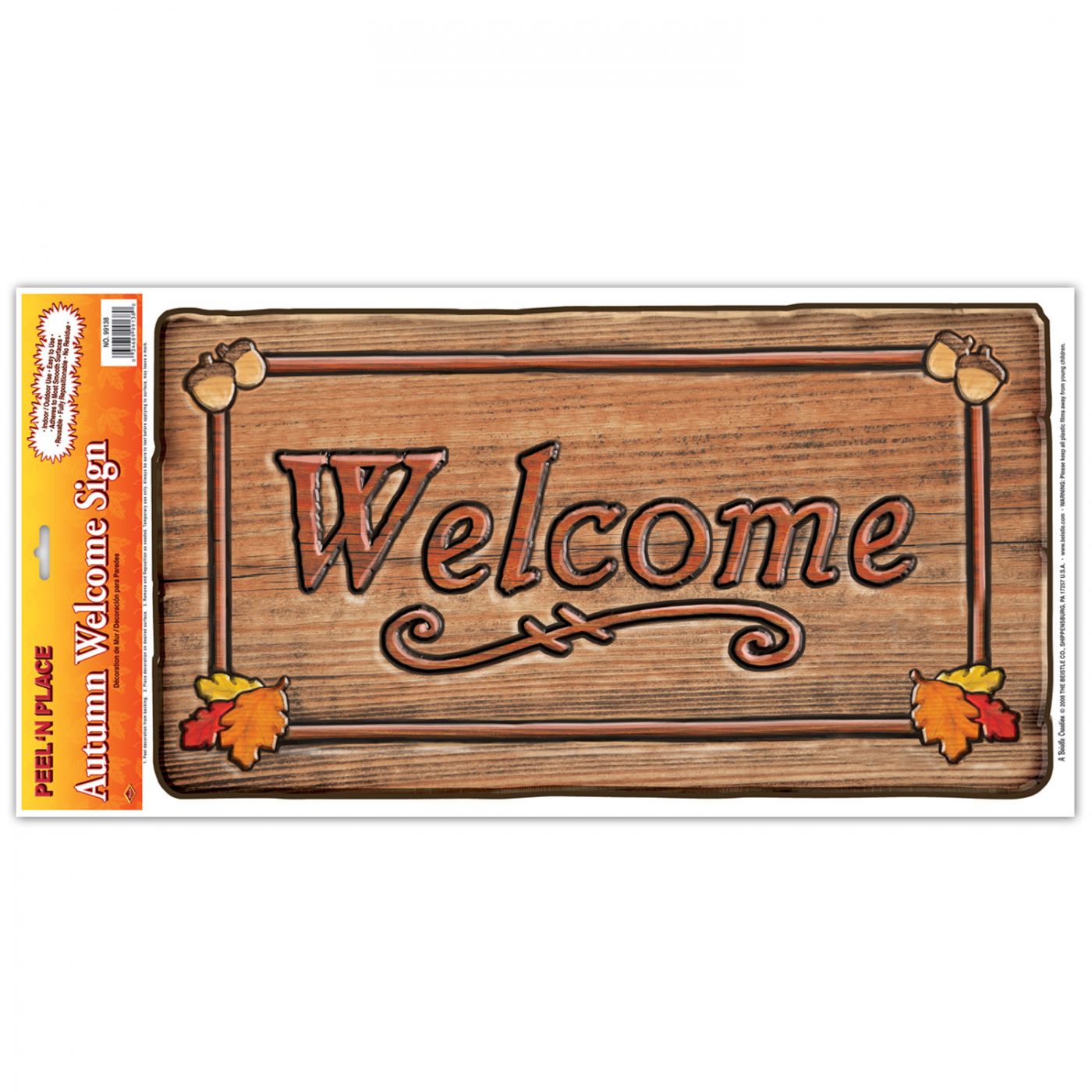 Autumn Welcome Sign Peel 'N Place (12) image