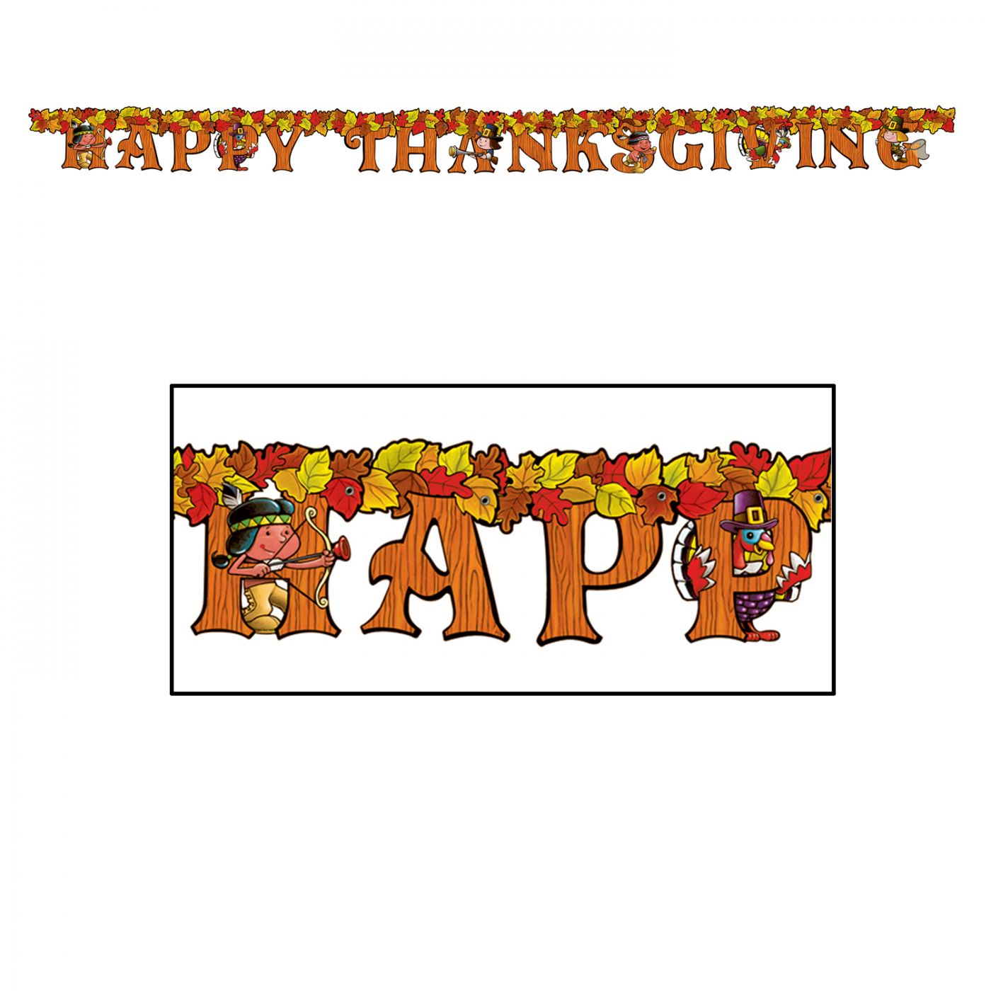 Happy Thanksgiving Streamer (12) image