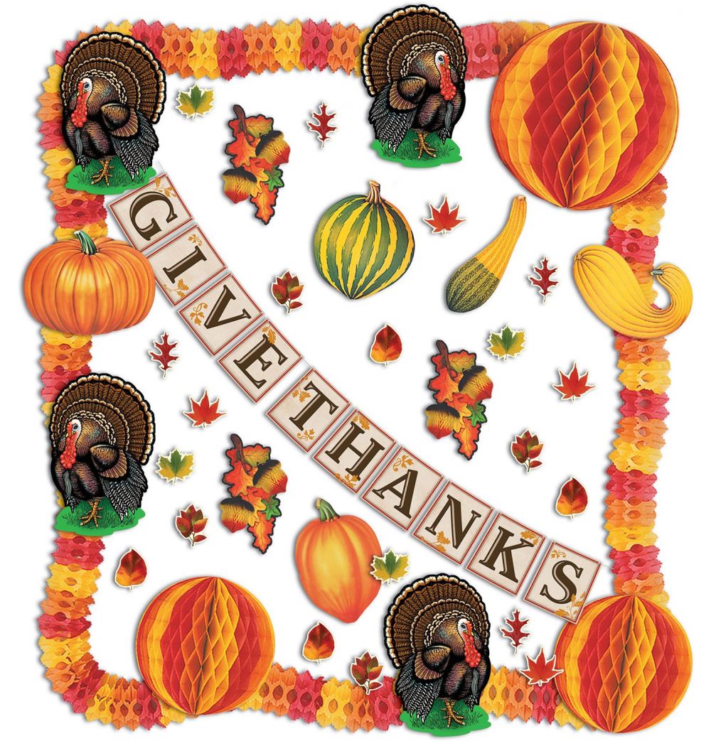 Thanksgiving Decorating Kit - 40 Pcs (1) image