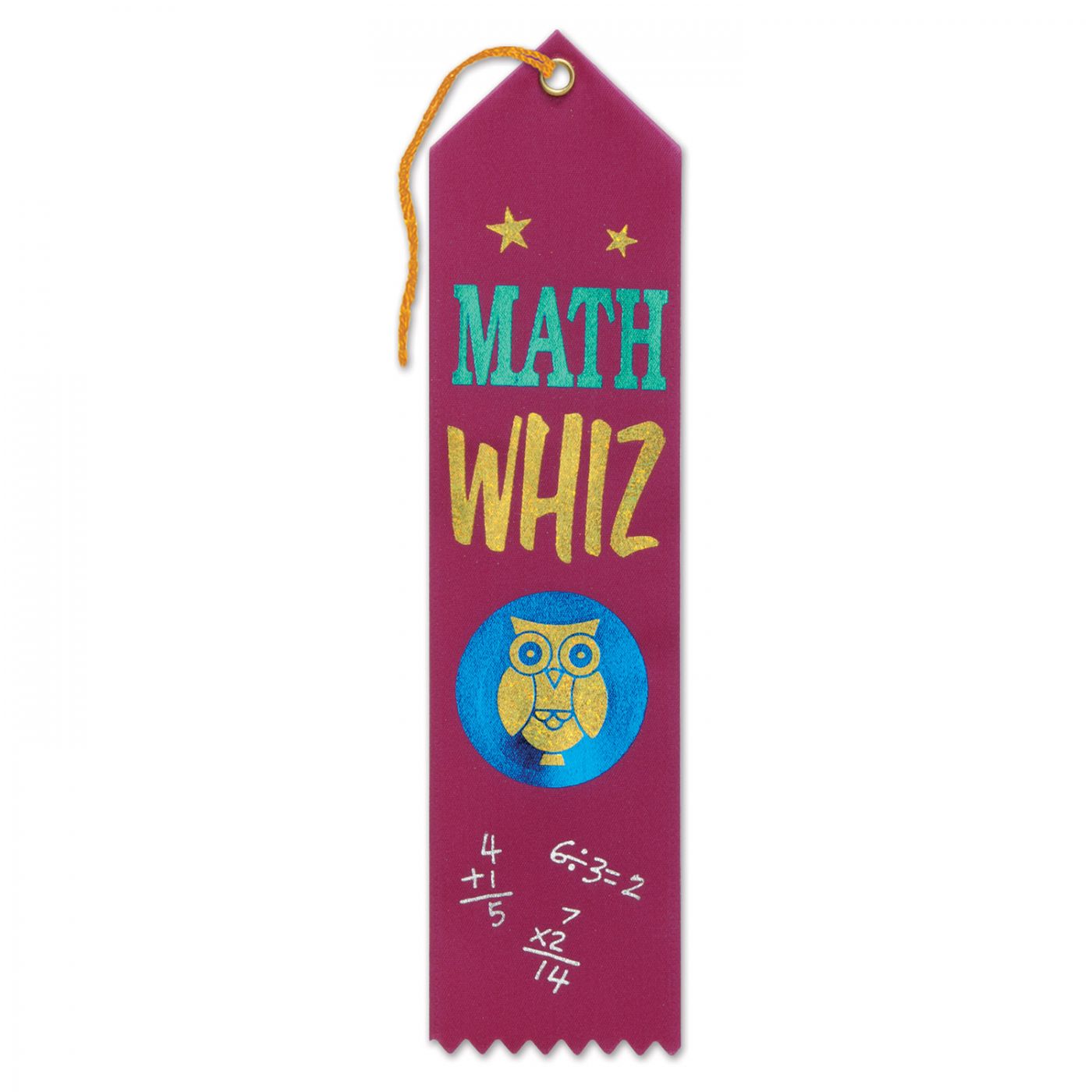 Math Whiz Award Ribbon (6) image