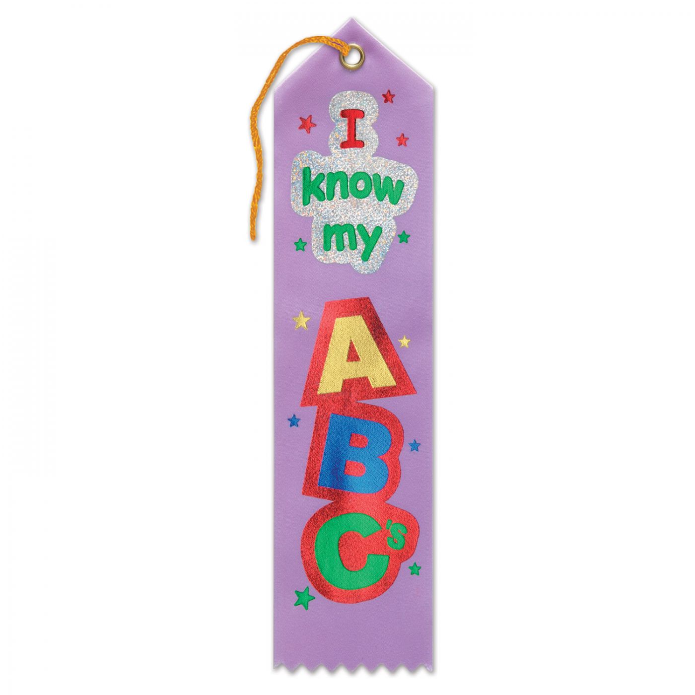 I Know My ABC's Award Ribbon (6) image
