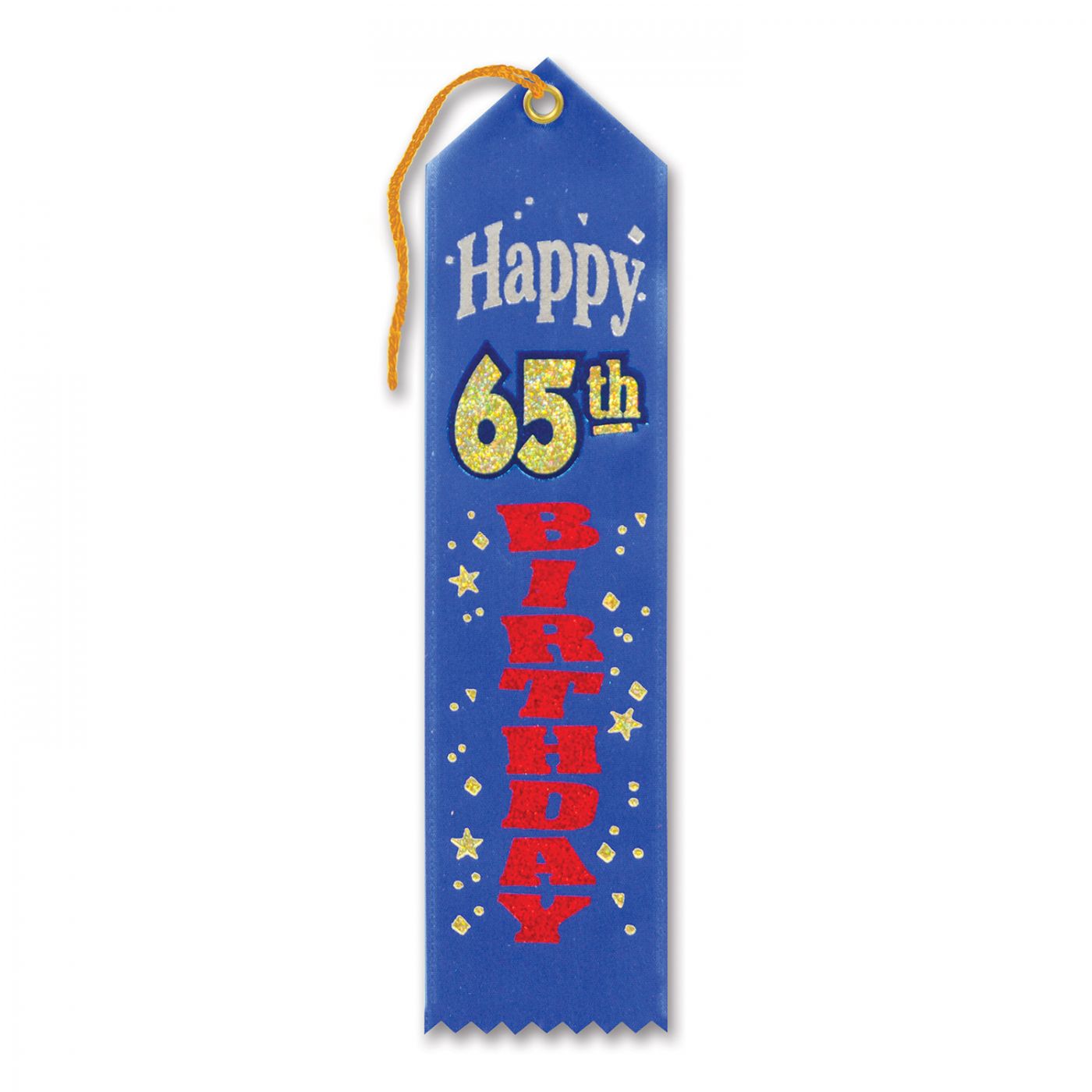 Happy 65th Birthday Award Ribbon (6) image