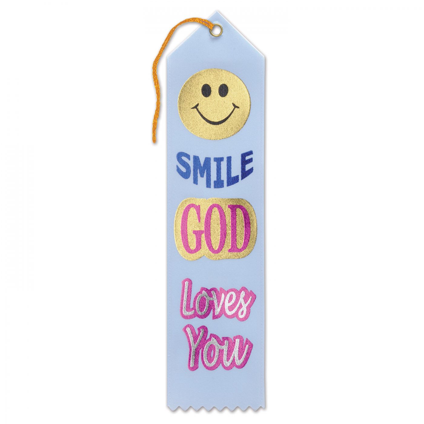 Smile, God Loves You Ribbon (6) image