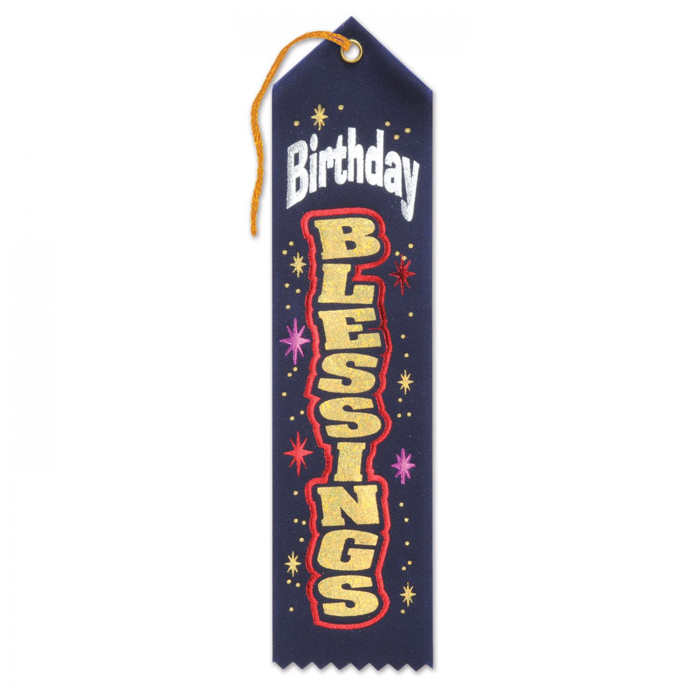 Navy Birthday Blessings Ribbon (6) image