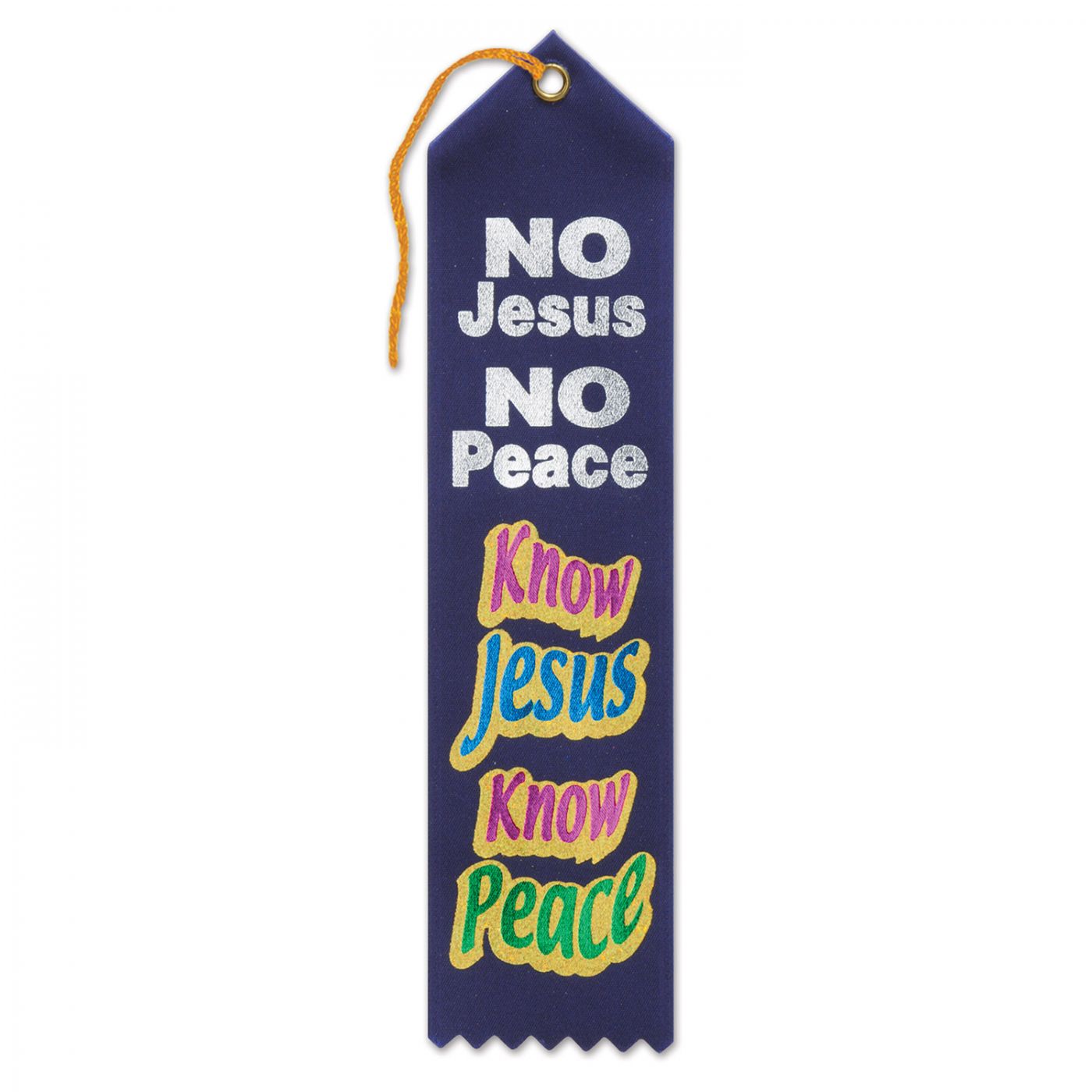 Know Jesus Know Peace Ribbon (6) image