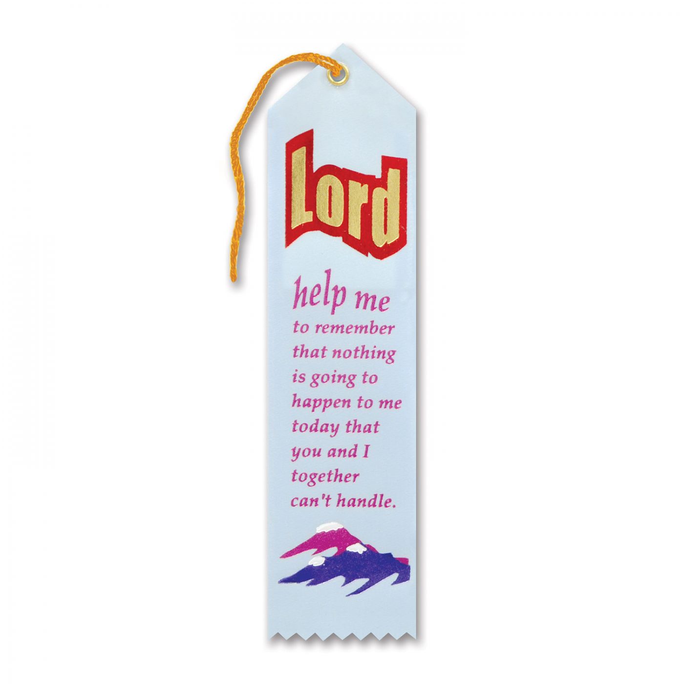 Lord Help Me To Remember Ribbon (6) image