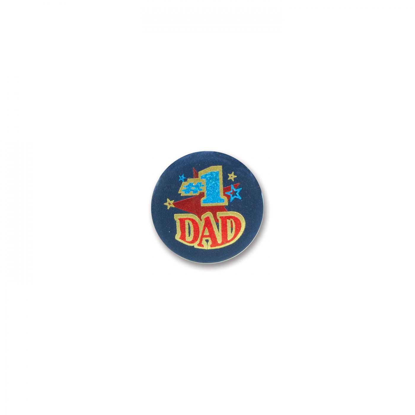 #1 Dad Satin Button (6) image