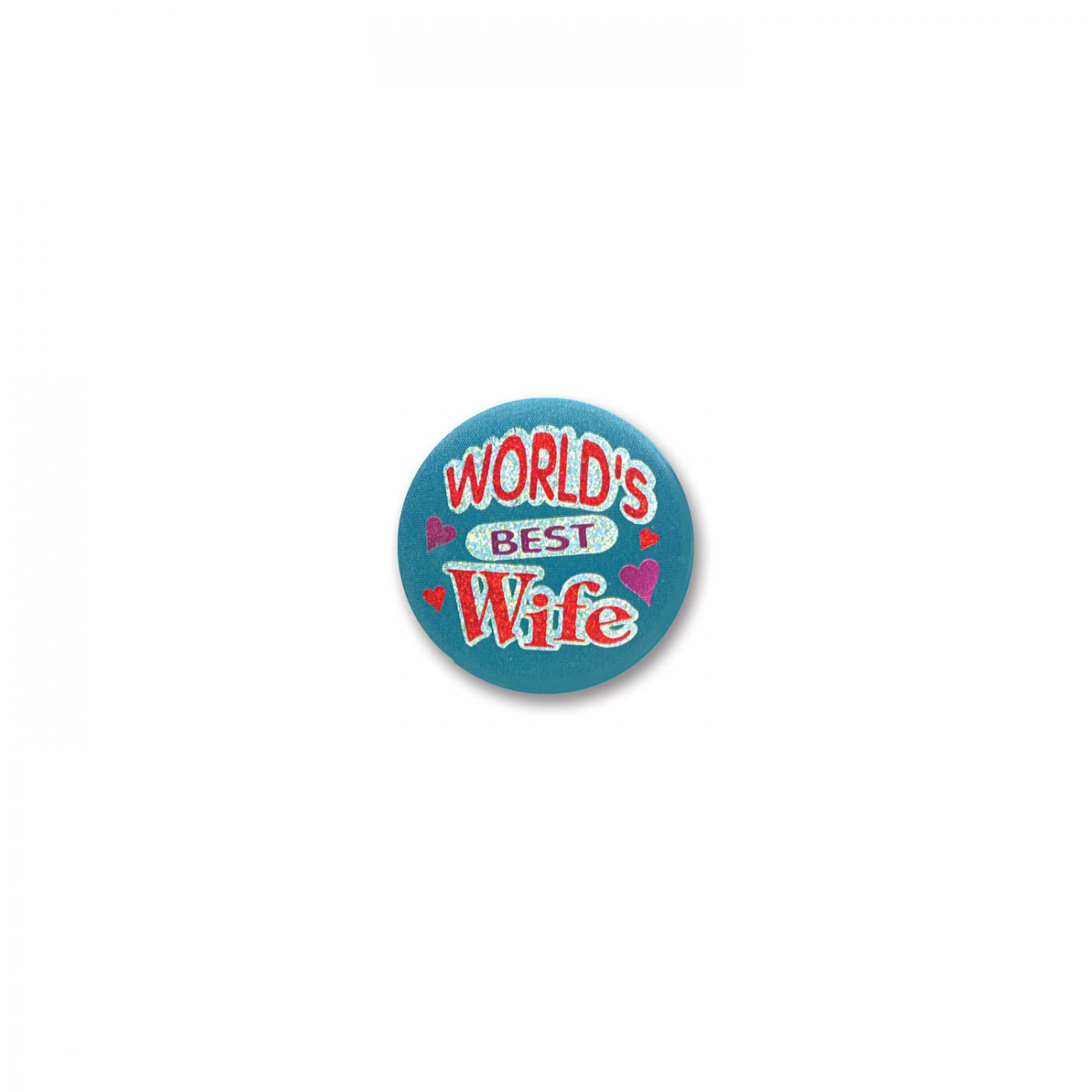 World's Best Wife Satin Button (6) image