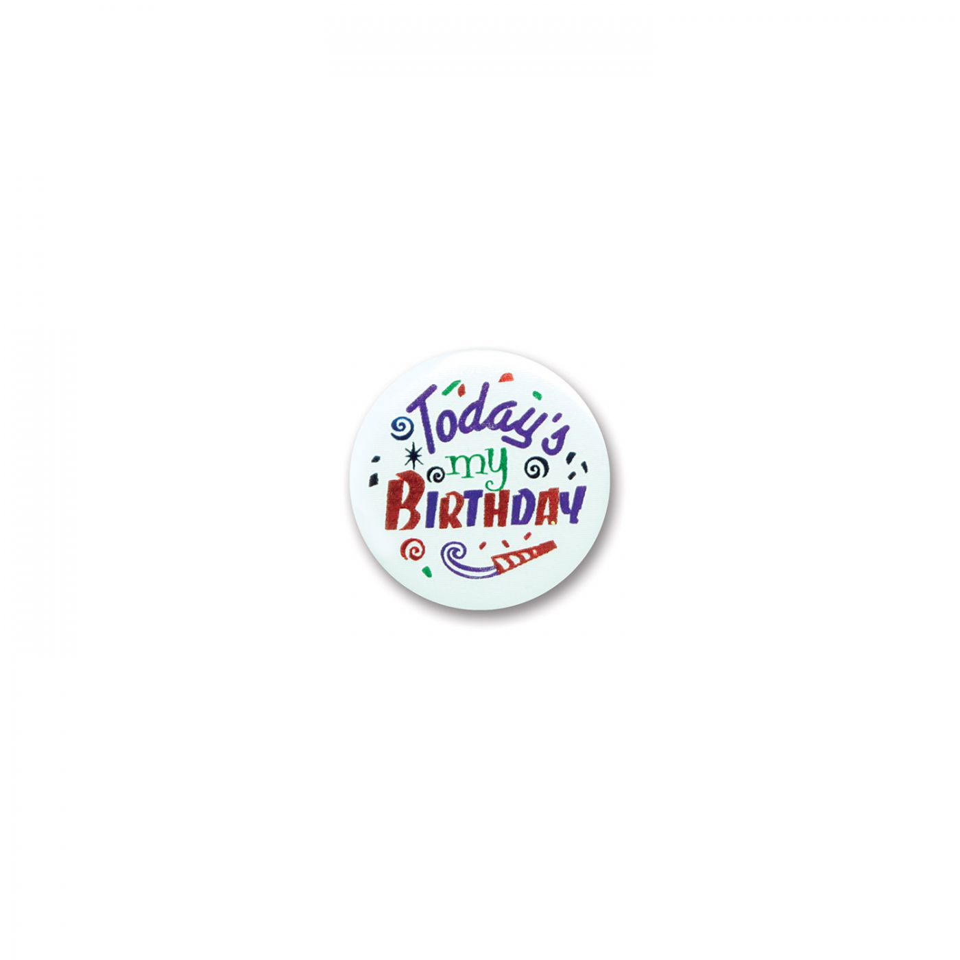 Today's My Birthday Satin Button (6) image
