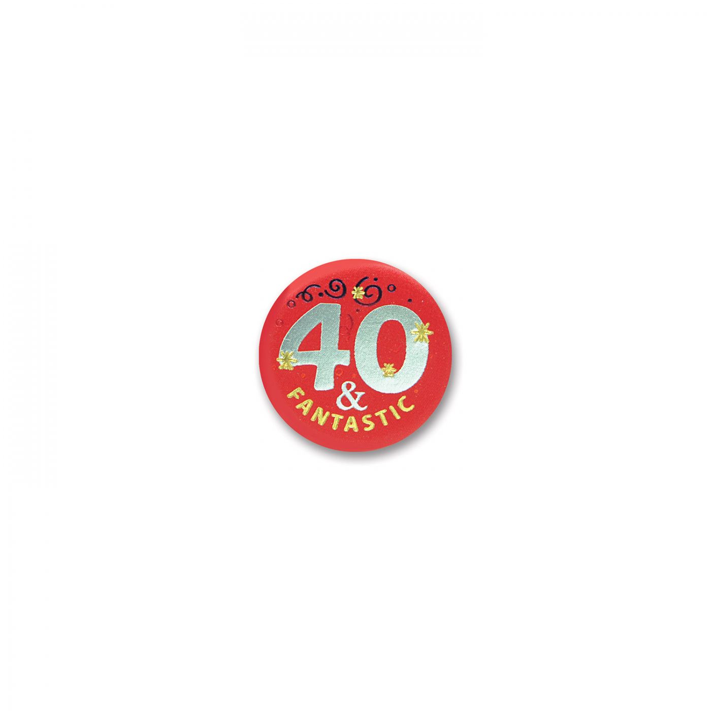 40 & Fantastic Satin Button (6) image