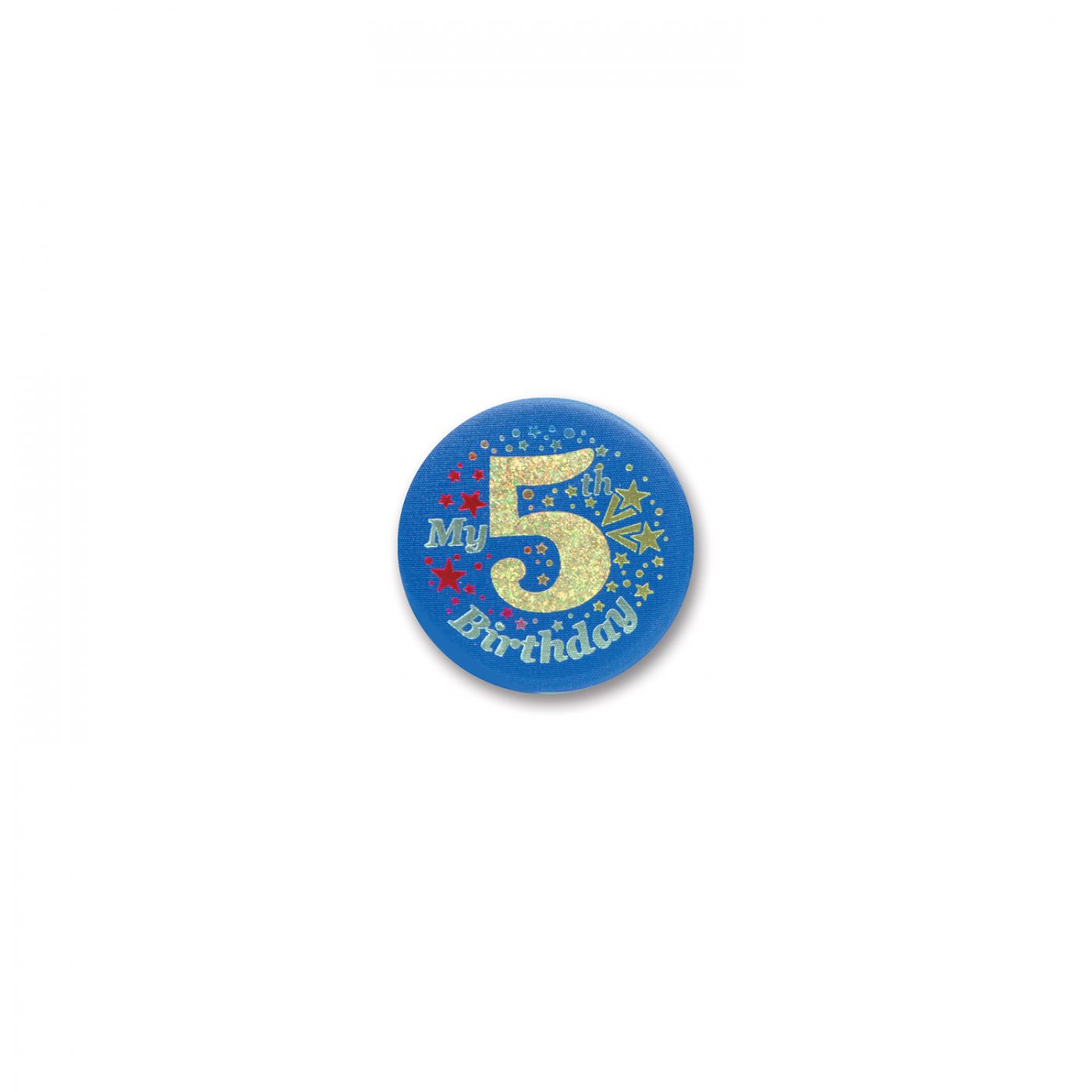 My 5th Birthday Satin Button (6) image