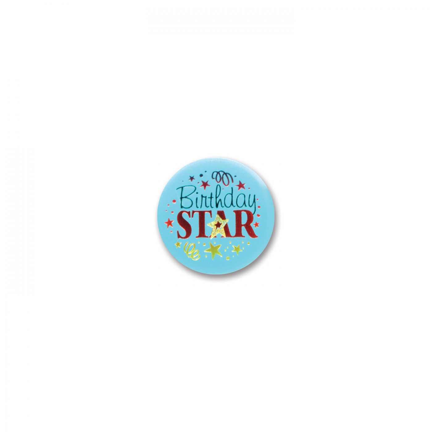 Birthday Star Satin Button (6) image