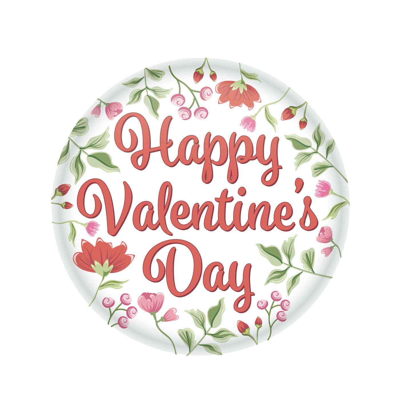 Happy Valentine's Day Button (6) image