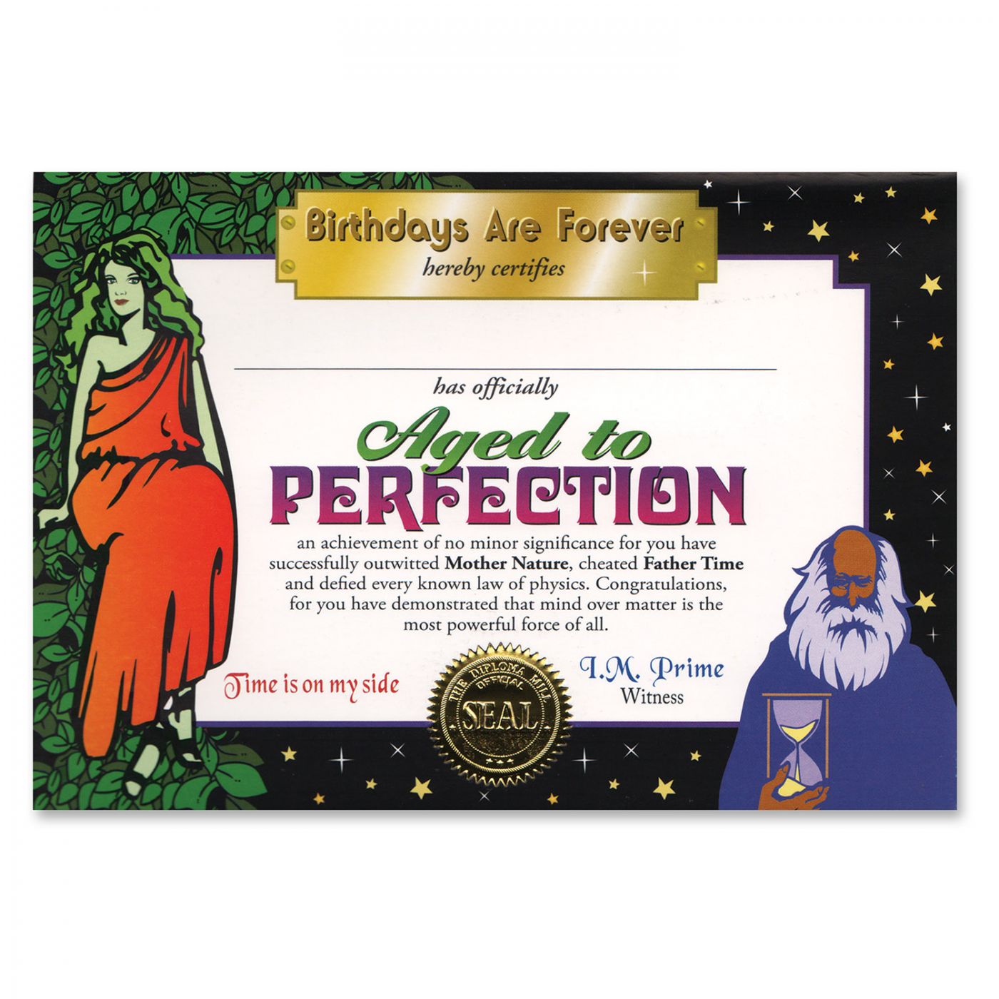 Image of Aged To Perfection Certificate (6)