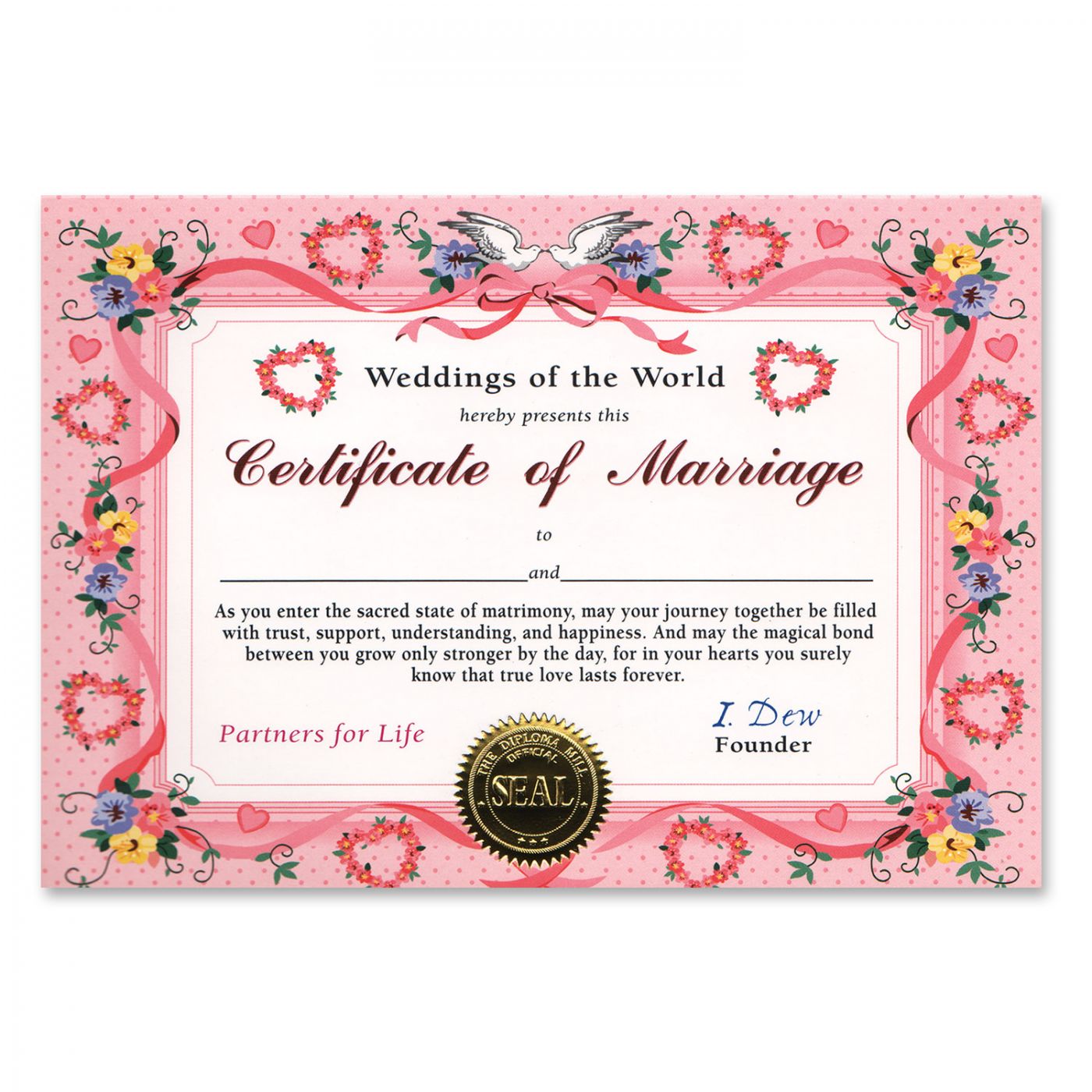 Certificate Of Marriage (6) image