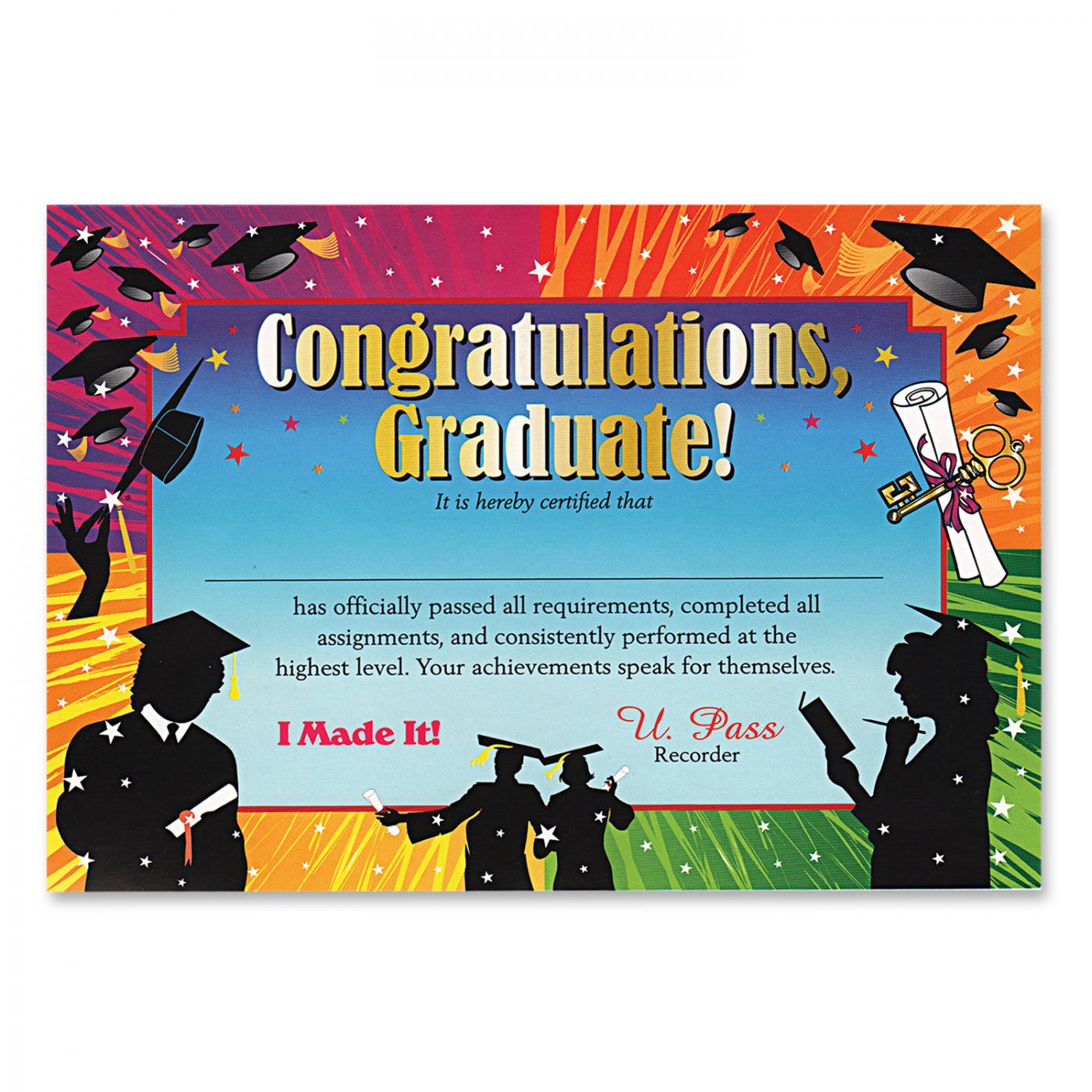 Congratulations Graduate Certificate (6) image