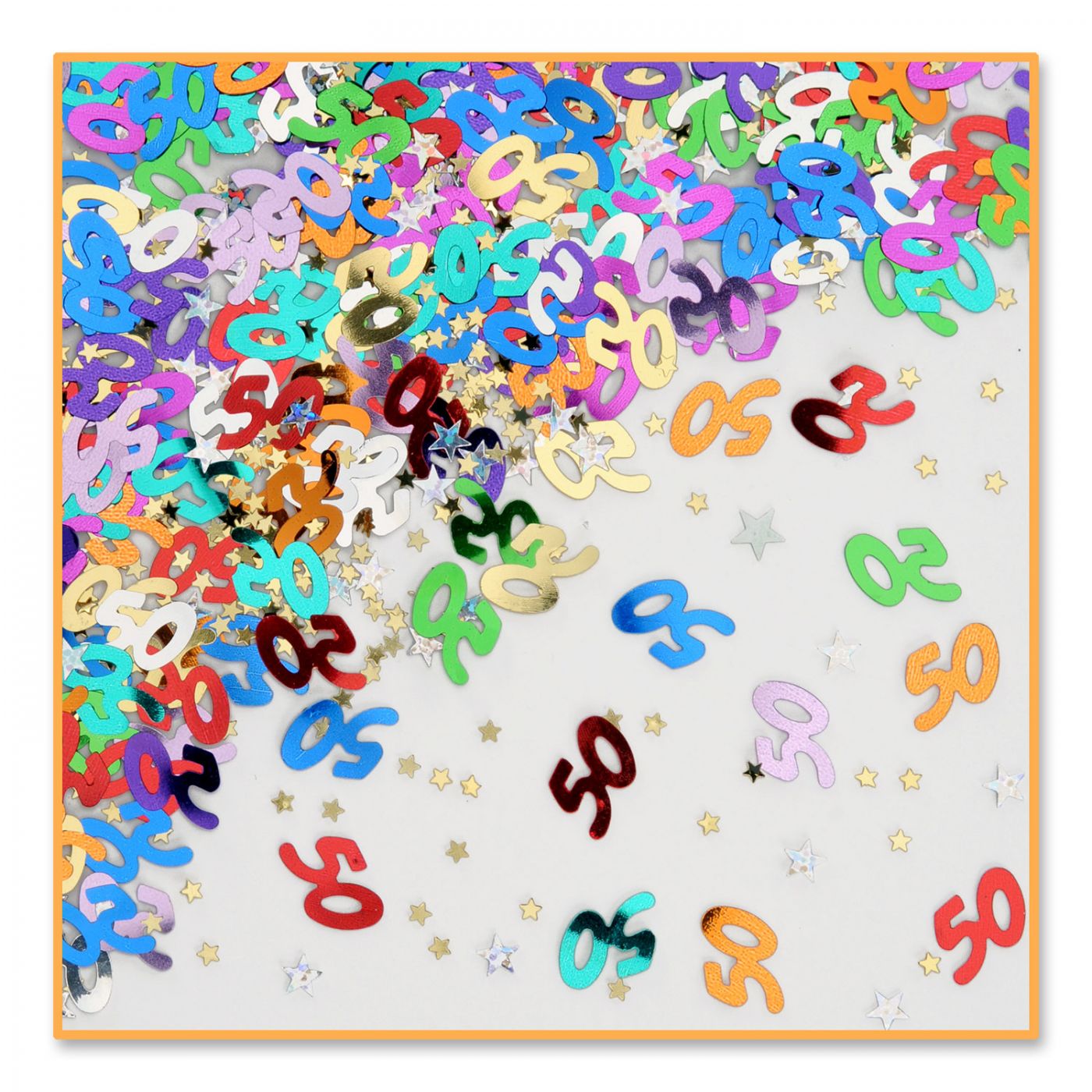50 & Stars Confetti (6) image