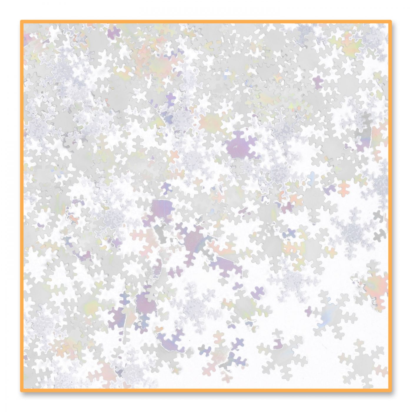 Iridescent Snowflakes Confetti (6) image