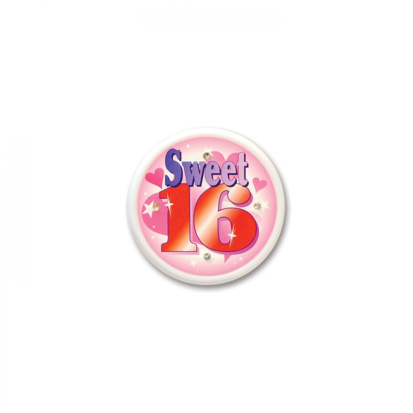 Sweet Sixteen Flashing Button (6) image
