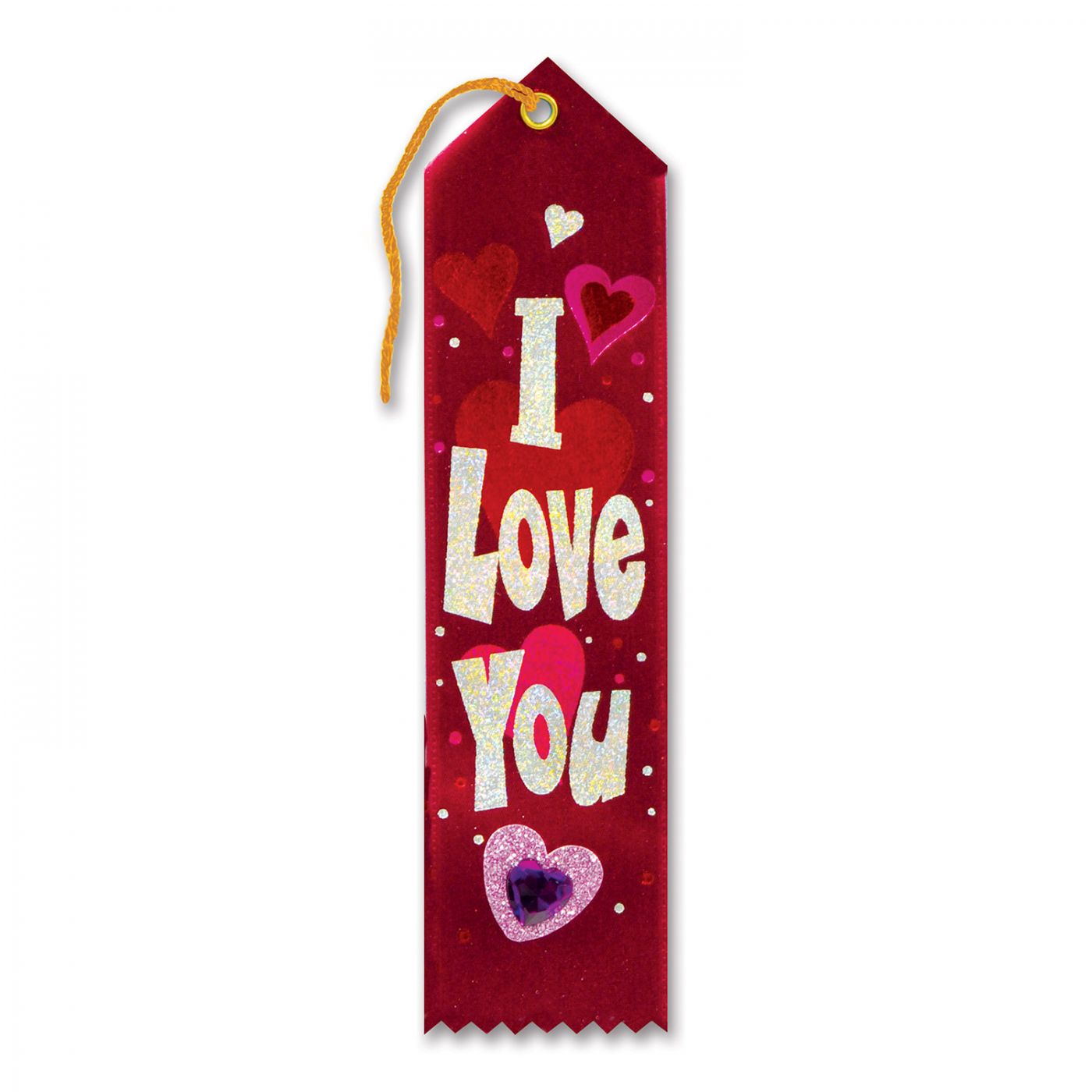 I Love You Jeweled Ribbon (6) image