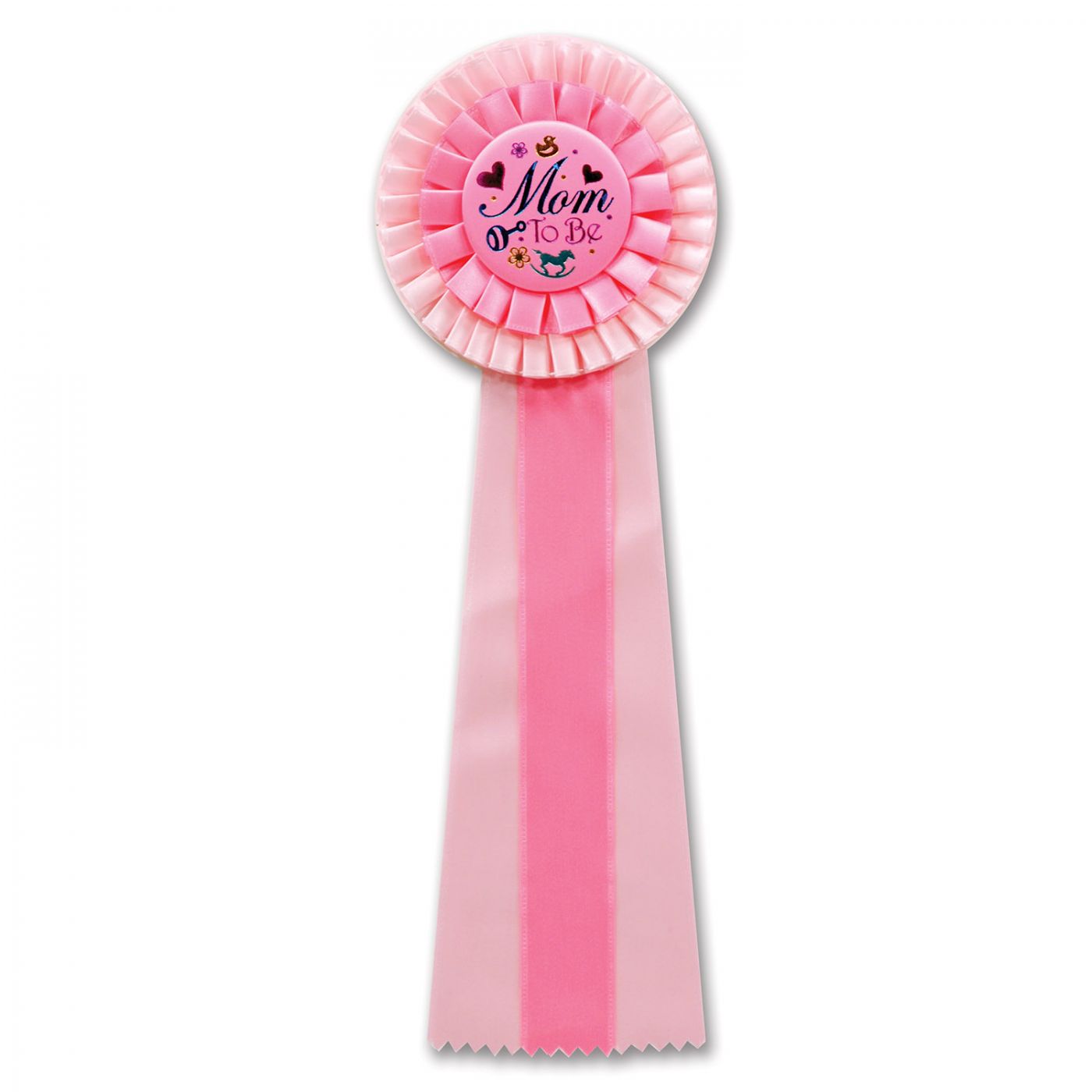 Pink Mom To Be Deluxe Rosette (3) image