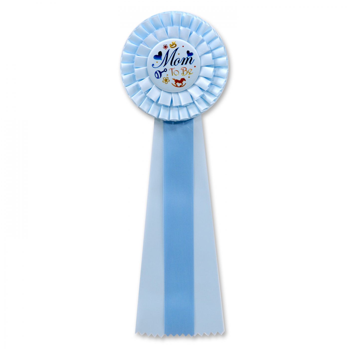 Blue Mom To Be Deluxe Rosette (3) image