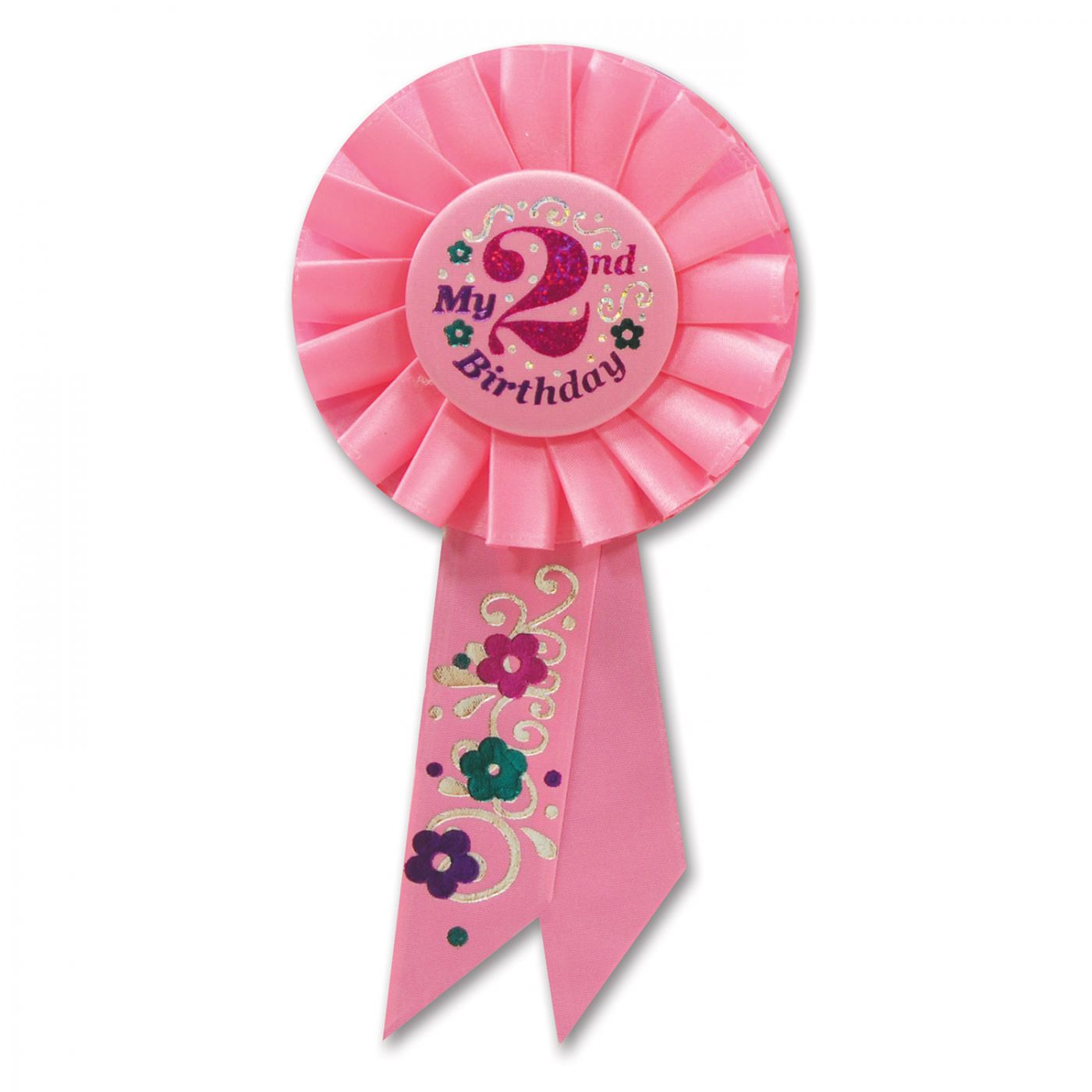 My 2nd Birthday Rosette (6) image