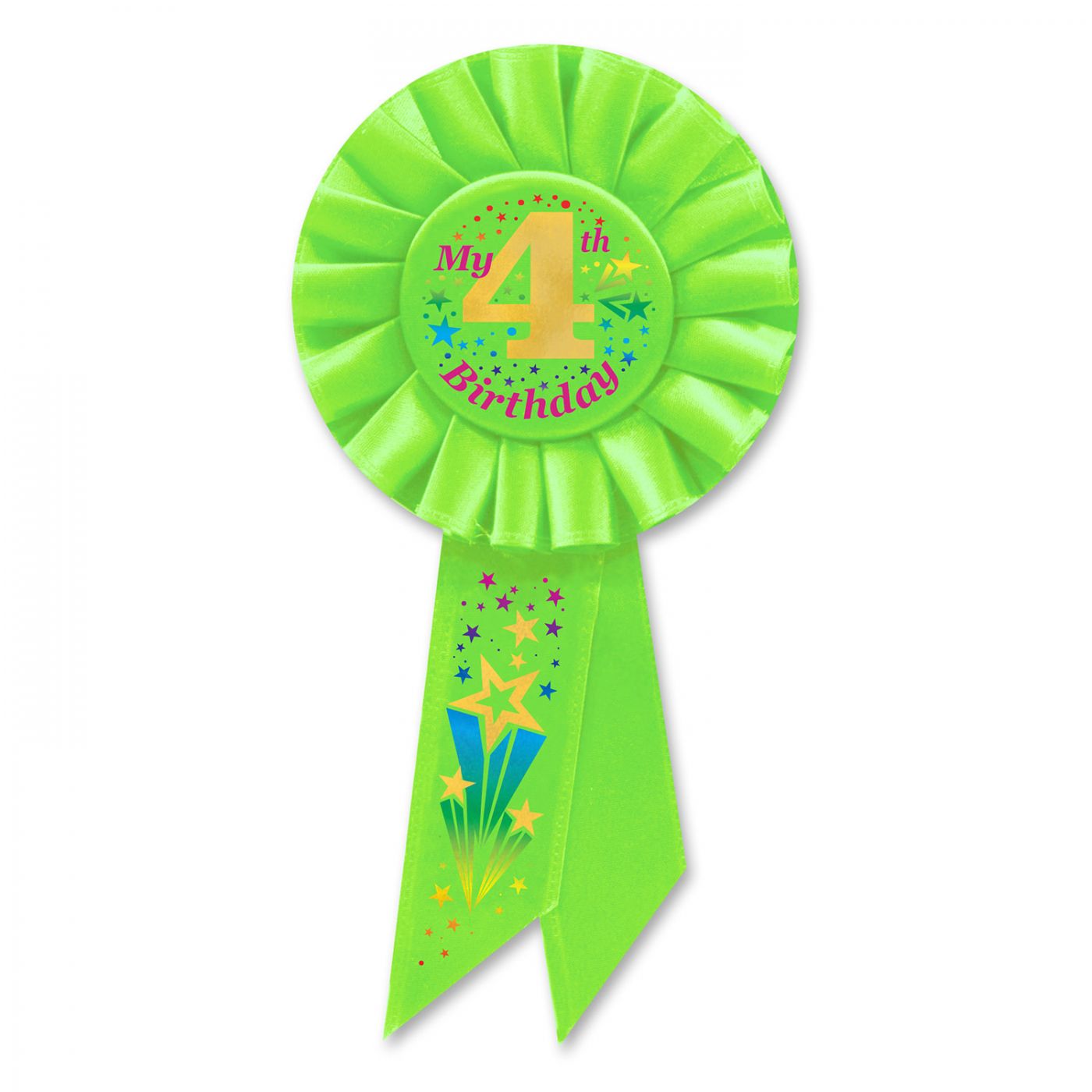 My 4th Birthday Rosette (6) image