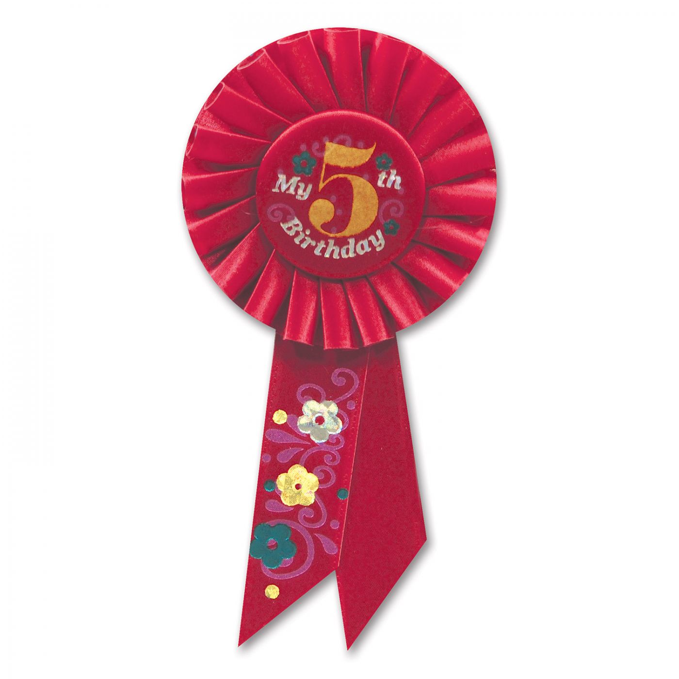 My 5th Birthday Rosette (6) image