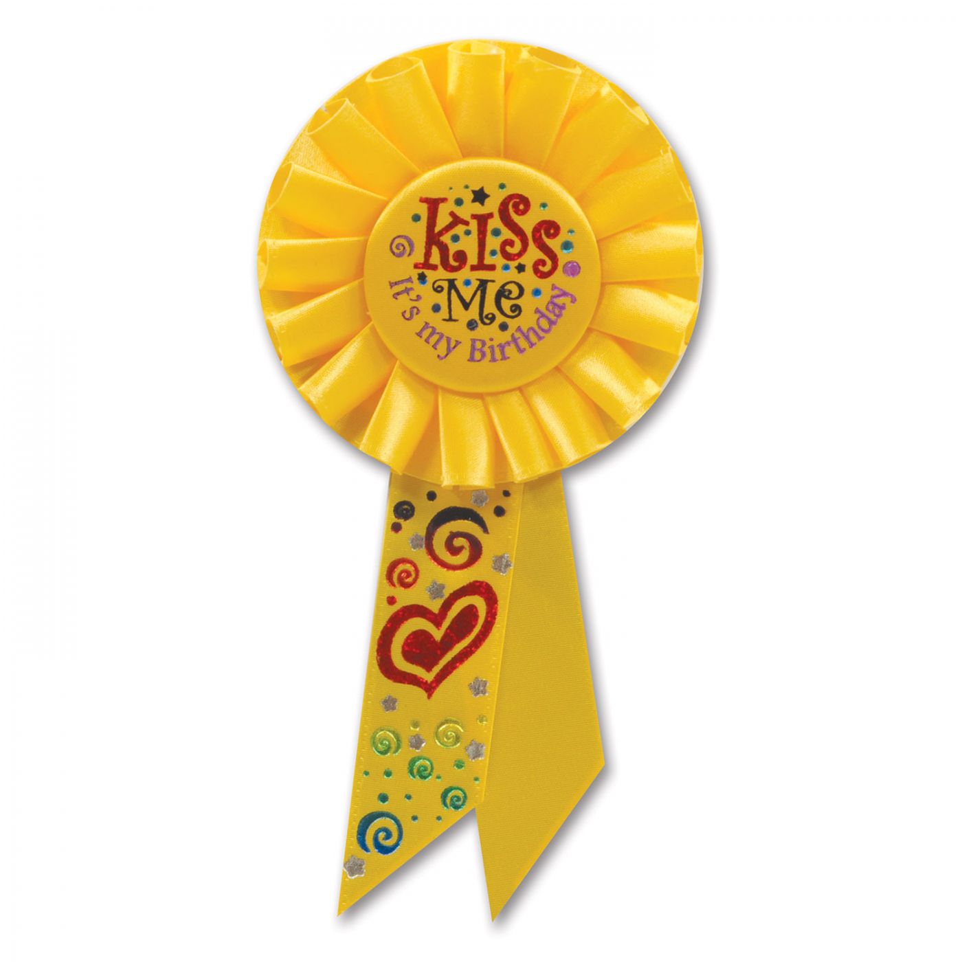 Kiss Me, It's My Birthday Rosette (6) image