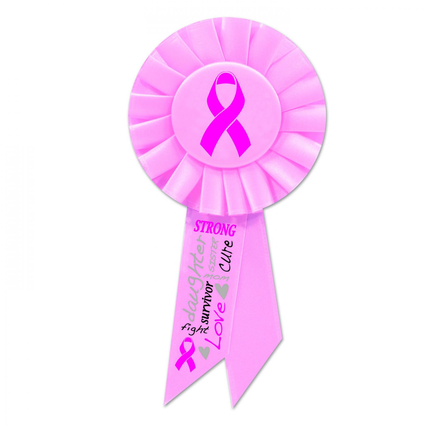 Pink Ribbon Rosette (6) image