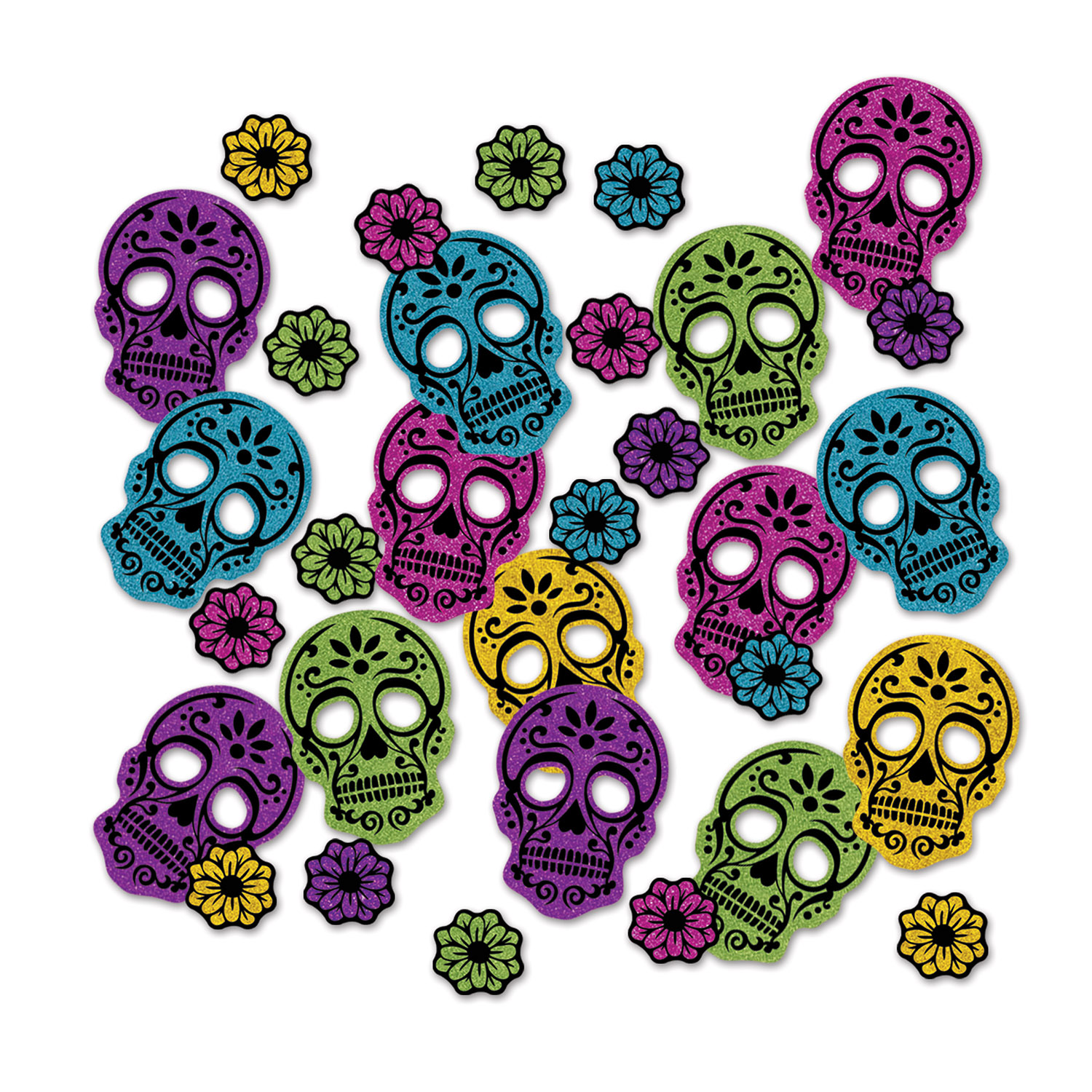 Day of the Dead Deluxe Sparkle Confetti (12) image