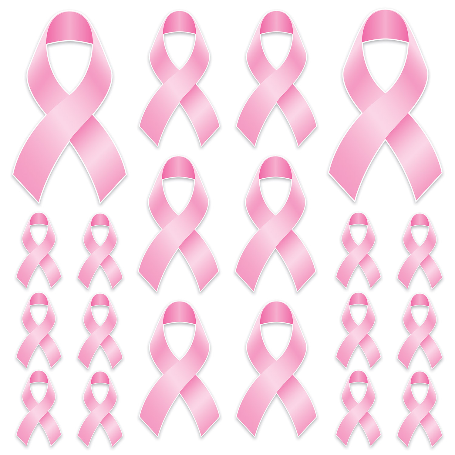 Pink Ribbon Cutouts (12) image