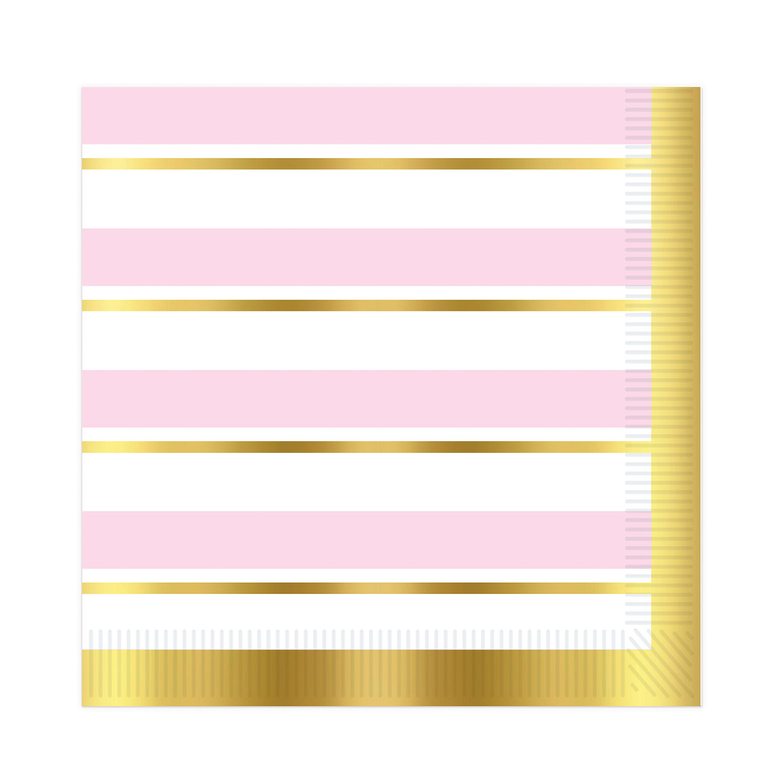 Striped Luncheon Napkins (12) image