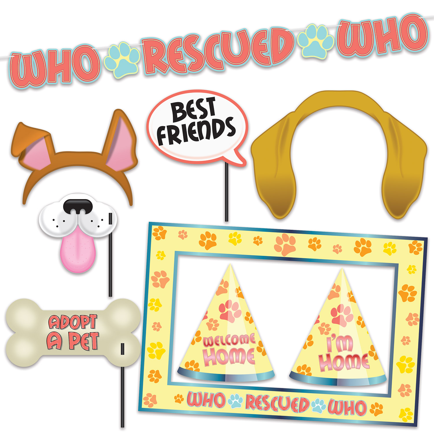 Who Rescued Who Party Kit (12) image