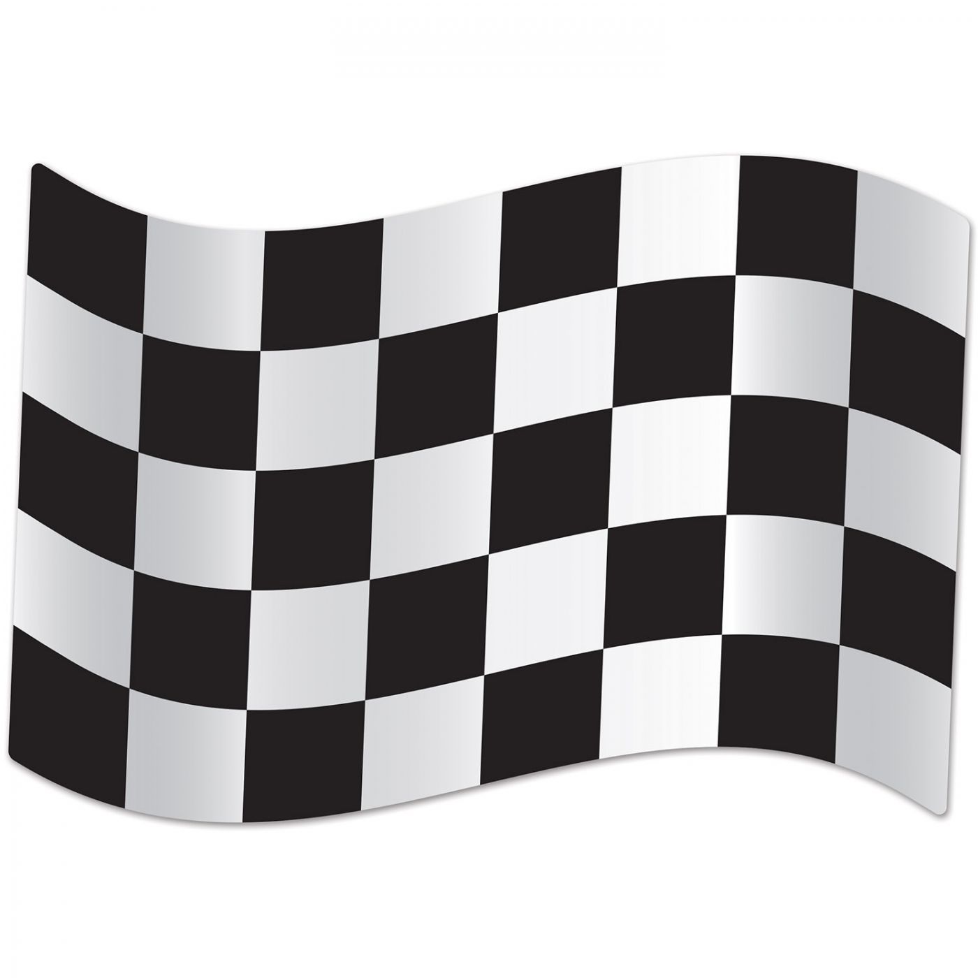 Jumbo Checkered Flag Cutouts (12) image