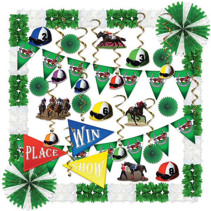 Horse Racing Decorating Kit - 37 Pcs (1) image