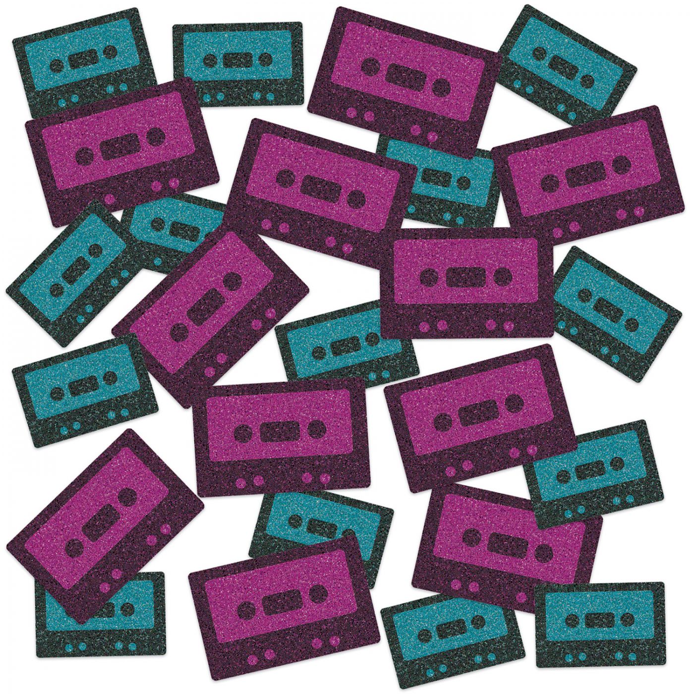 Cassette Tape Deluxe Sparkle Confetti (12) image